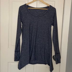 Lululemon long sleeve grey top
